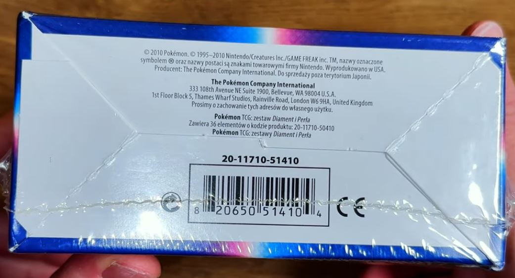 Booster box Pokémon TCG Diament i Perła – 4