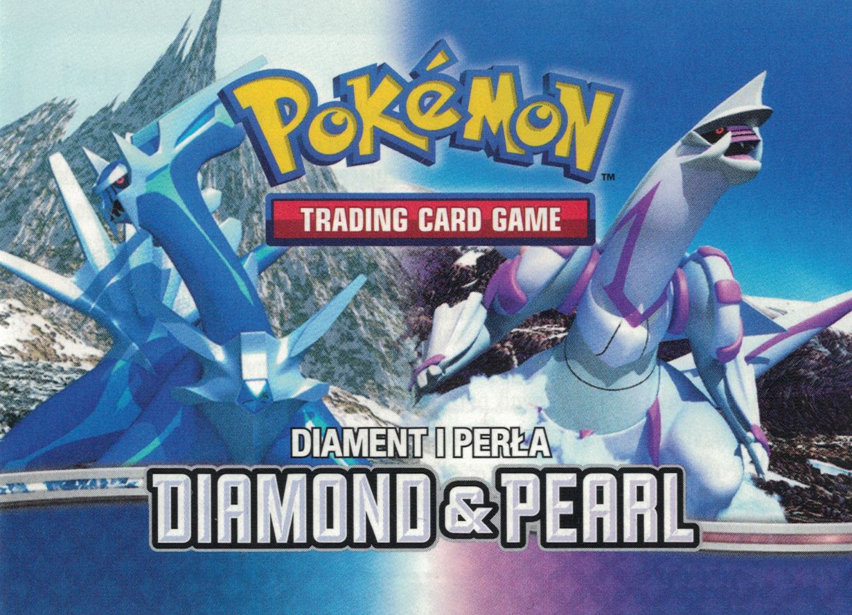 Polish Diamond & Pearl Pokémon TCG instruction booklet cover