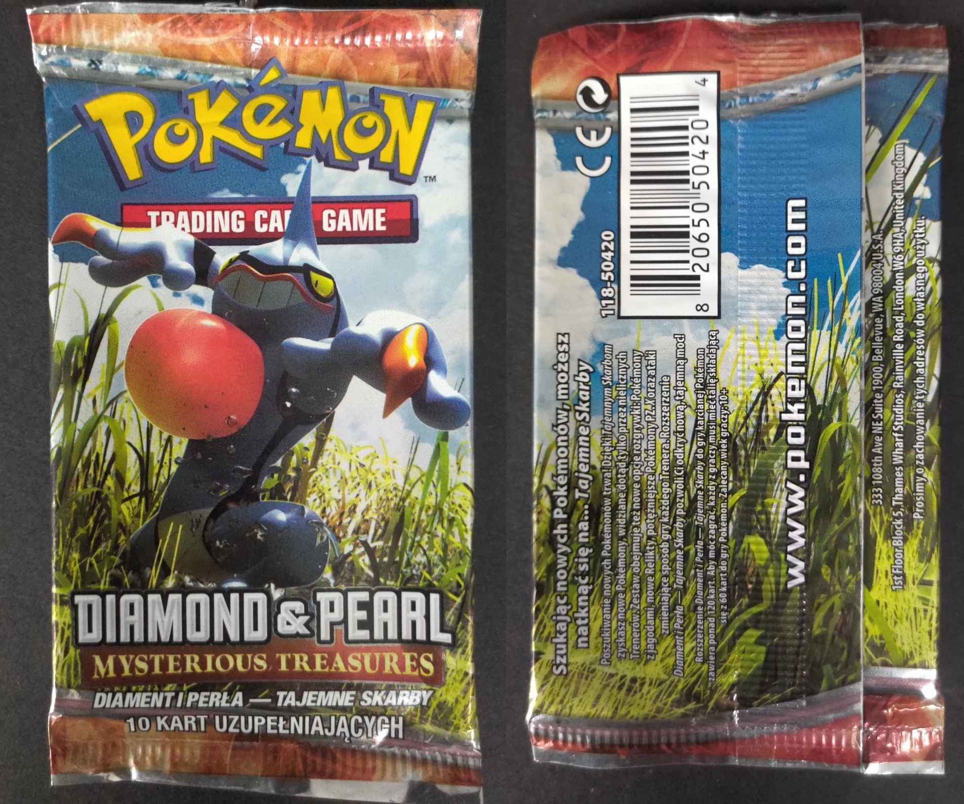 Puste opakowanie Pokémon TCG Tajemne Skarby – 3