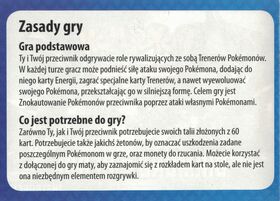 Page 1 of the Polish Diamond & Pearl Pokémon TCG instruction booklet