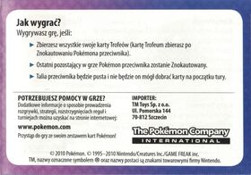 Page 11 of the Polish Diamond & Pearl Pokémon TCG instruction booklet