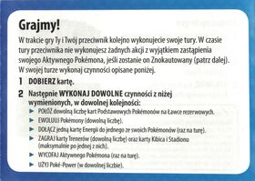Page 8 of the Polish Diamond & Pearl Pokémon TCG instruction booklet