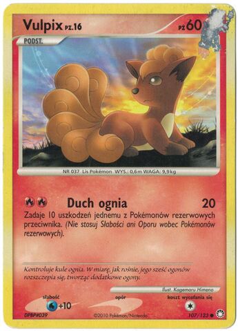 Damaged Polish Pokémon TCG card