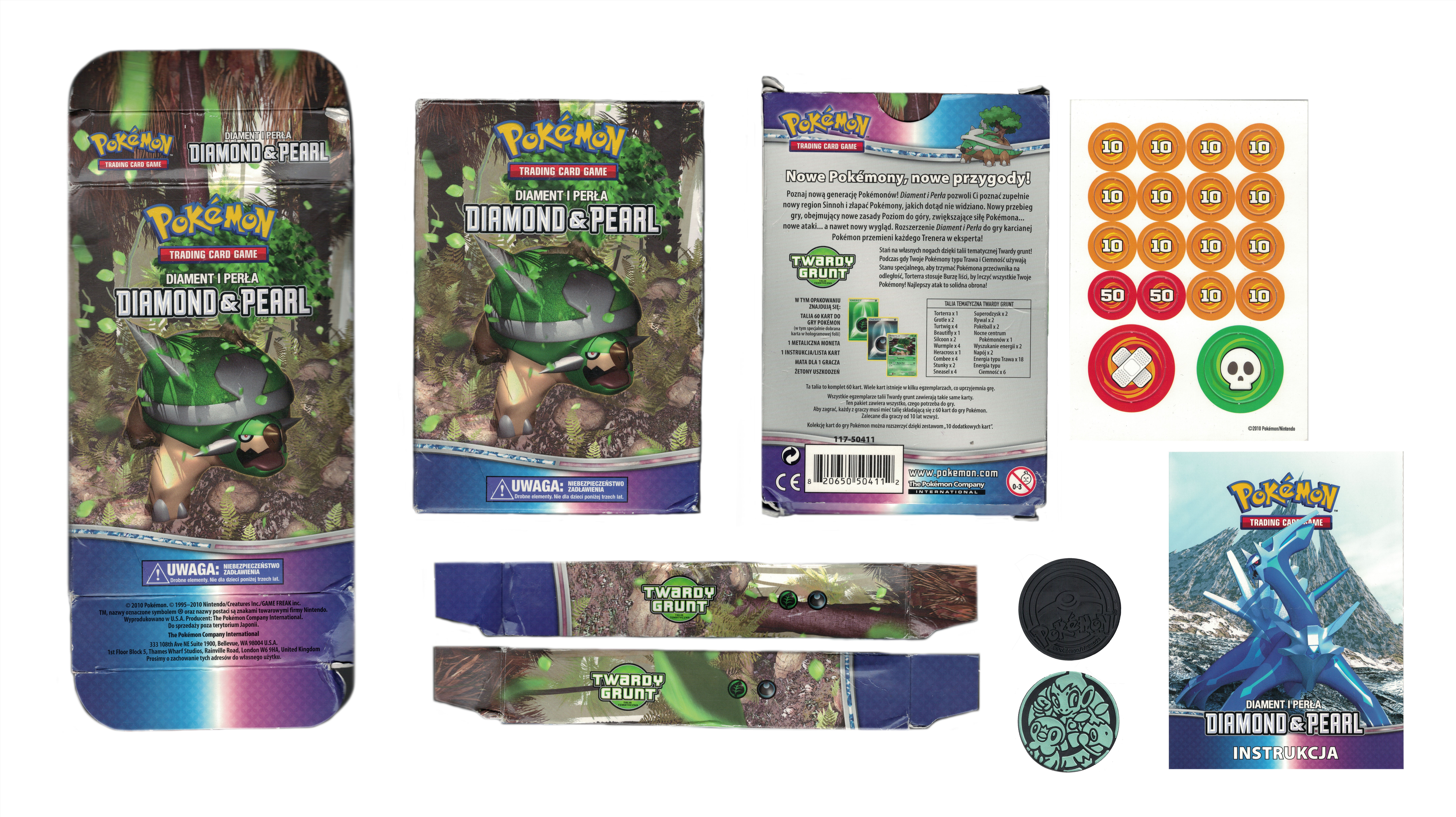 Contents of the Polish Twardy Grunt Pokémon TCG deck